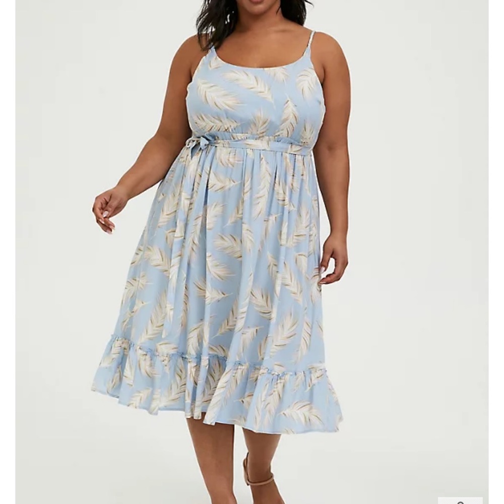 Feather MIDI Dress
